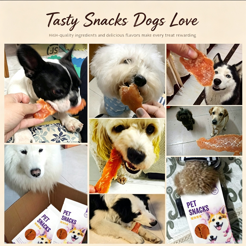 Chicken Duck Wrapped dog treats snacks