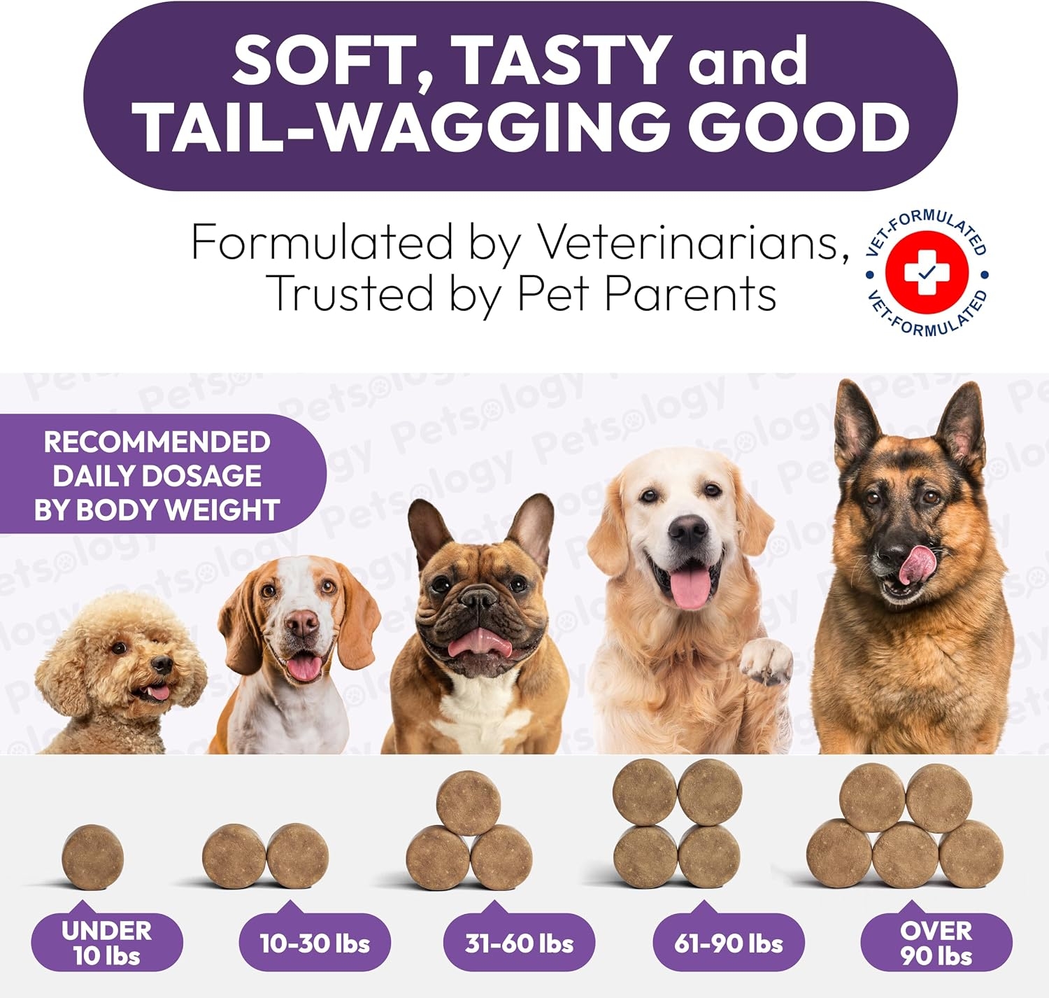 Dog Vitamins and Supplements 250 Chews