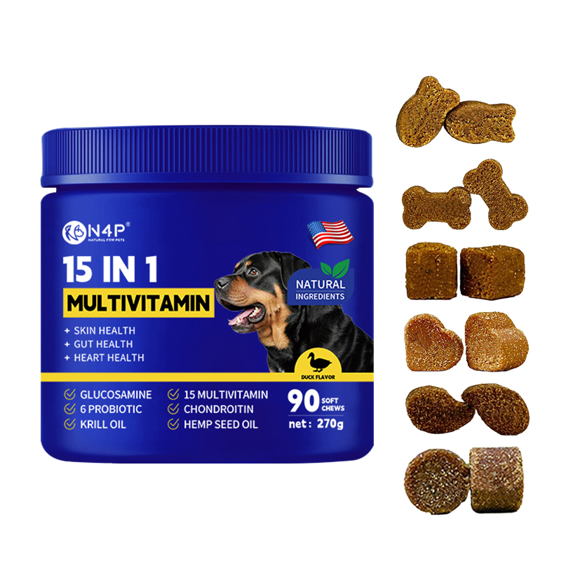 pet nutritional 15 in 1 multivitamin supplement soft chew