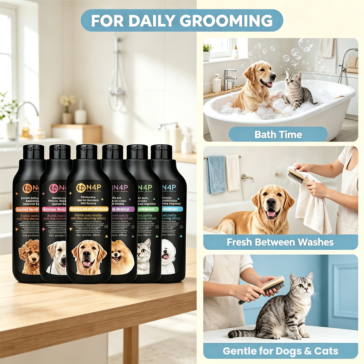 6-in-1 Natural Formula Pet Shampoo