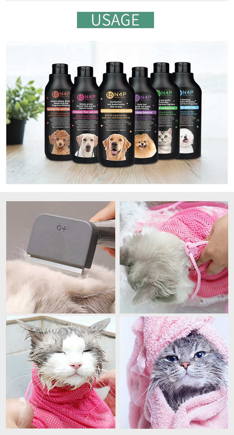 Cat Shampoo Private Label Plastic