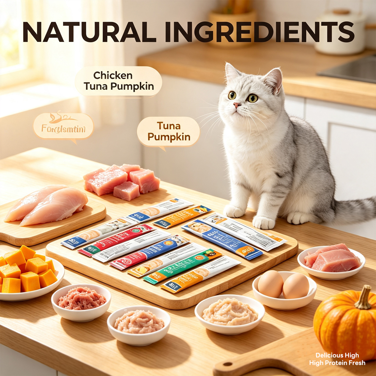 15g/Stick 3-Flavor Variety Pack Cat Treat Sticks