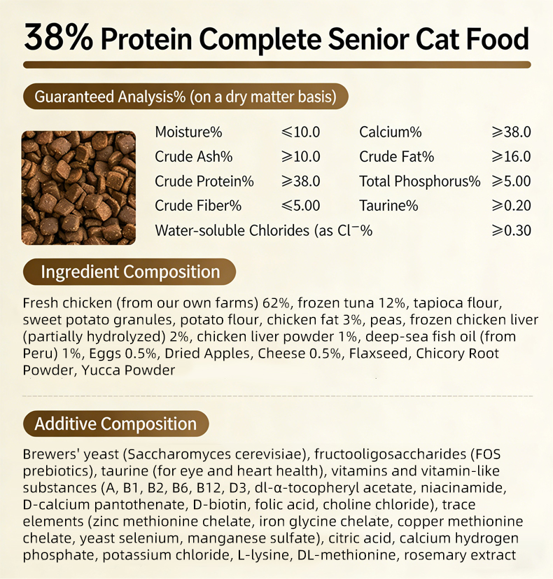 Premium Chicken & Brown Rice Dry Cat Food