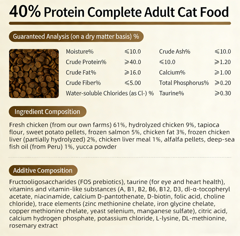 High Protein Kibble for Cats