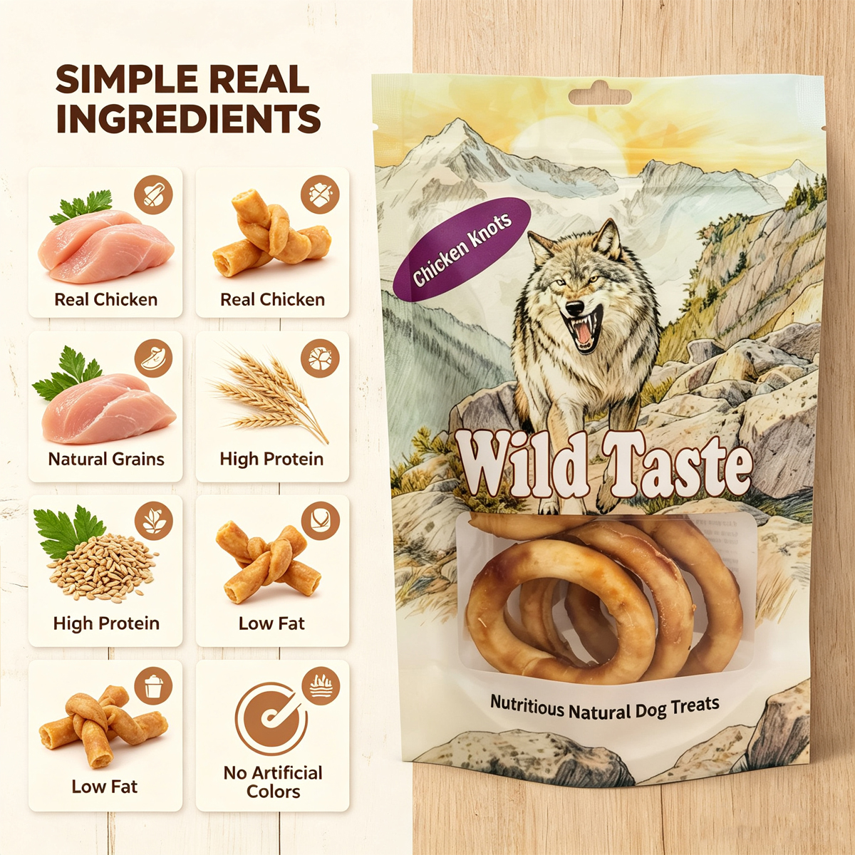 Wild Taste Chicken Knots(图1)