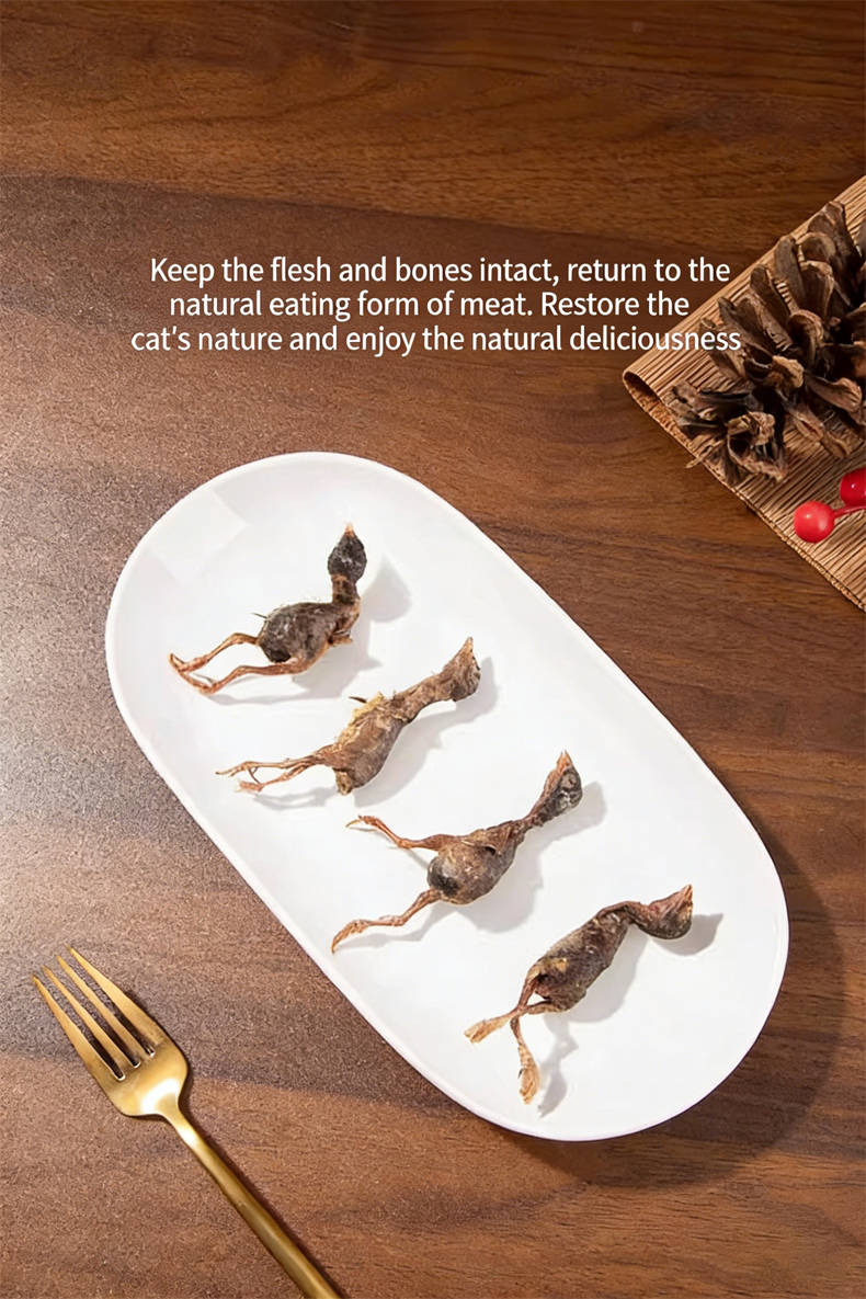 Freeze-Dried Quail Pet Snacks