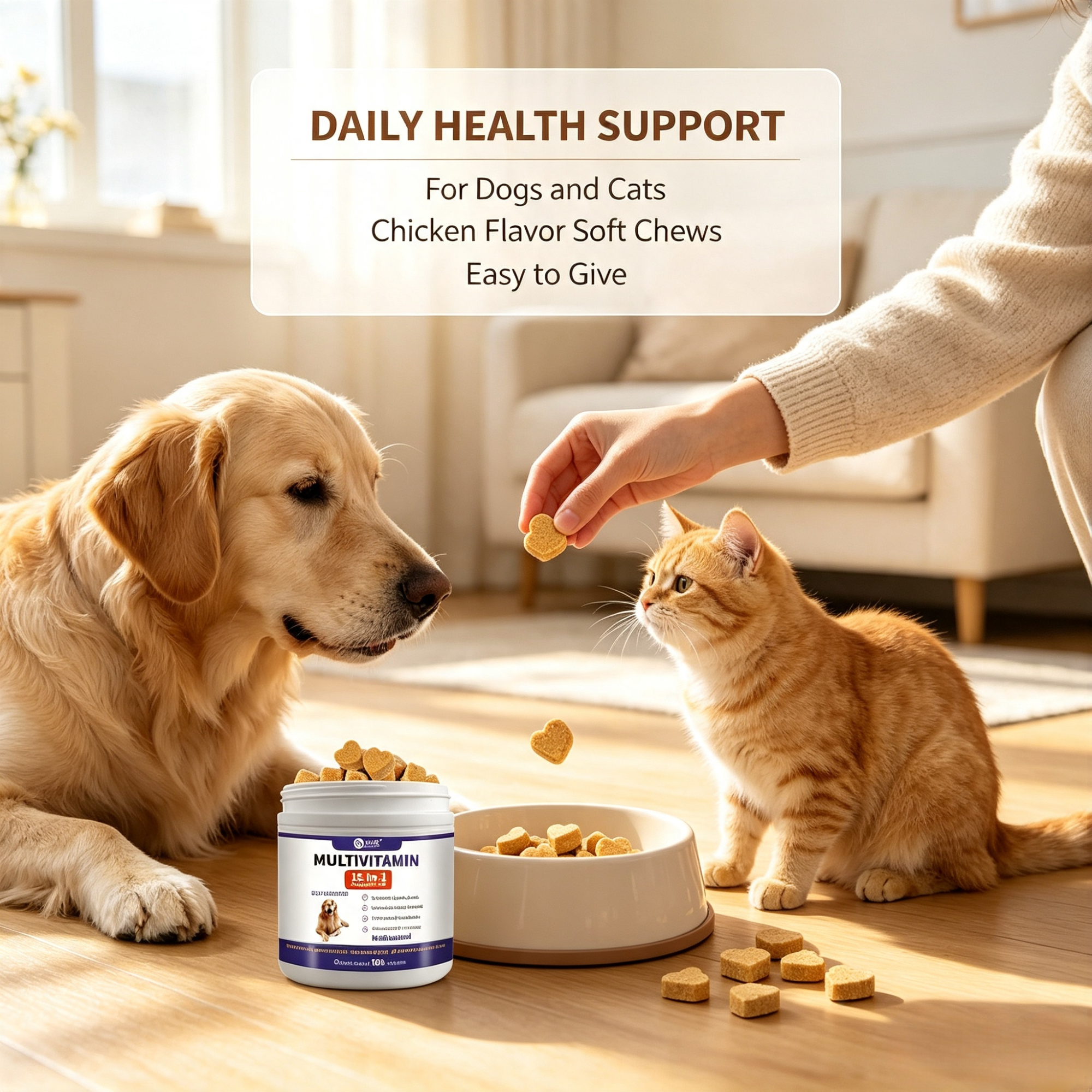 15-in-1 Multivitamin & Mineral Soft Chew Supplement