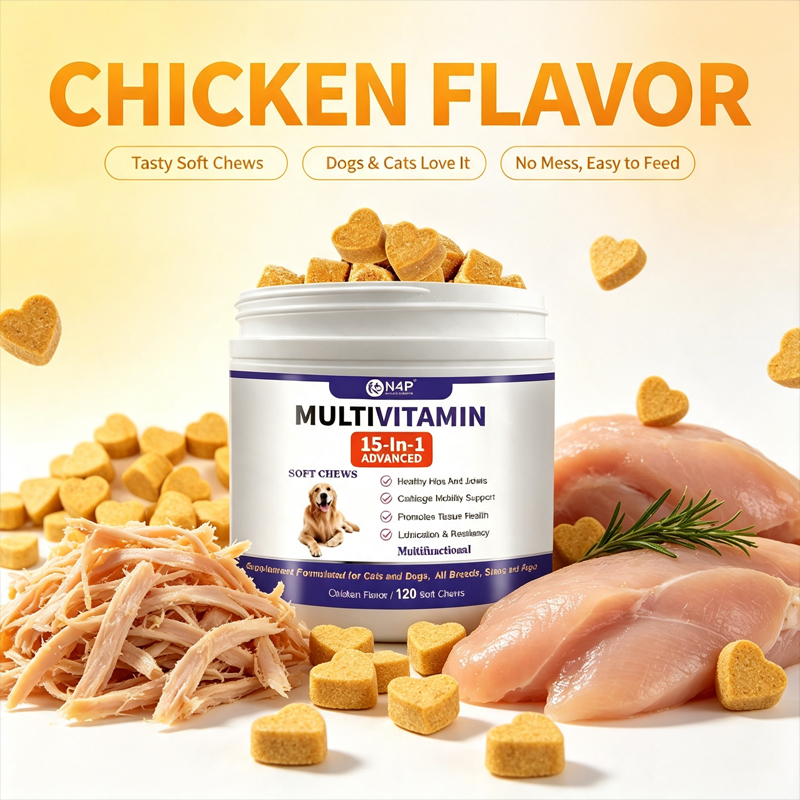 15-in-1 Multivitamin & Mineral Soft Chew Supplement