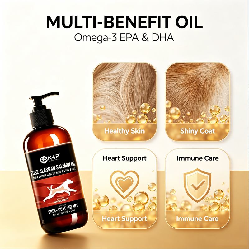 Salmon Oil Dog & Cat Nutritional Supplement