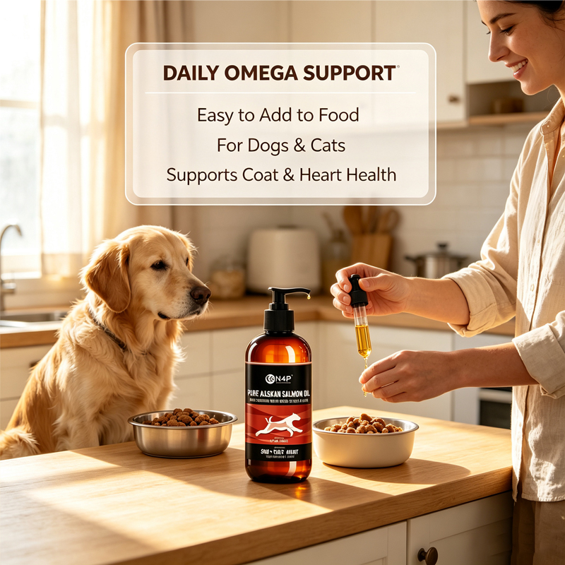 Salmon Oil Dog & Cat Nutritional Supplement