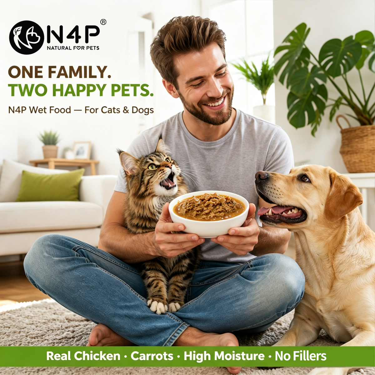 Complete Wet Food For Cats & Dogs