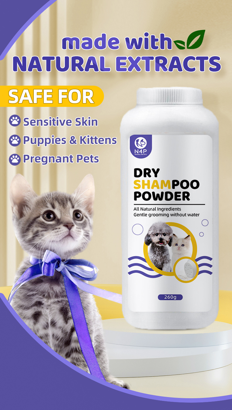 Pet Dry Shampoo Powder