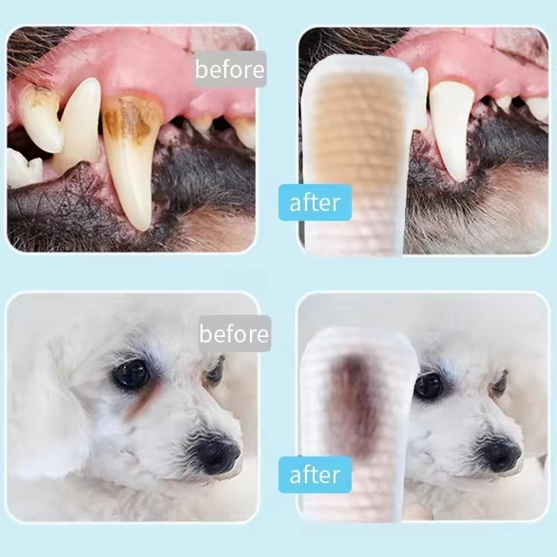 Factory customized pet dental clean wipes