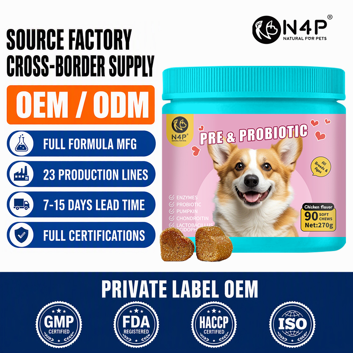 Dog Probiotic Soft Chews
