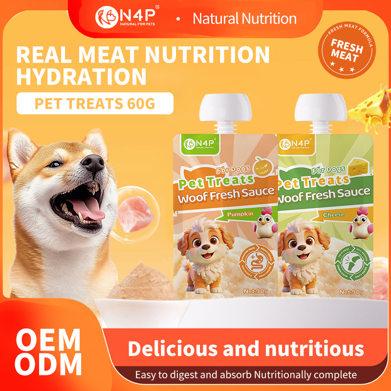 dog treats wet food pouch